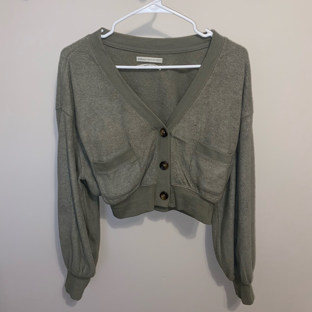 Urban Outfitters cropped v neck sweater